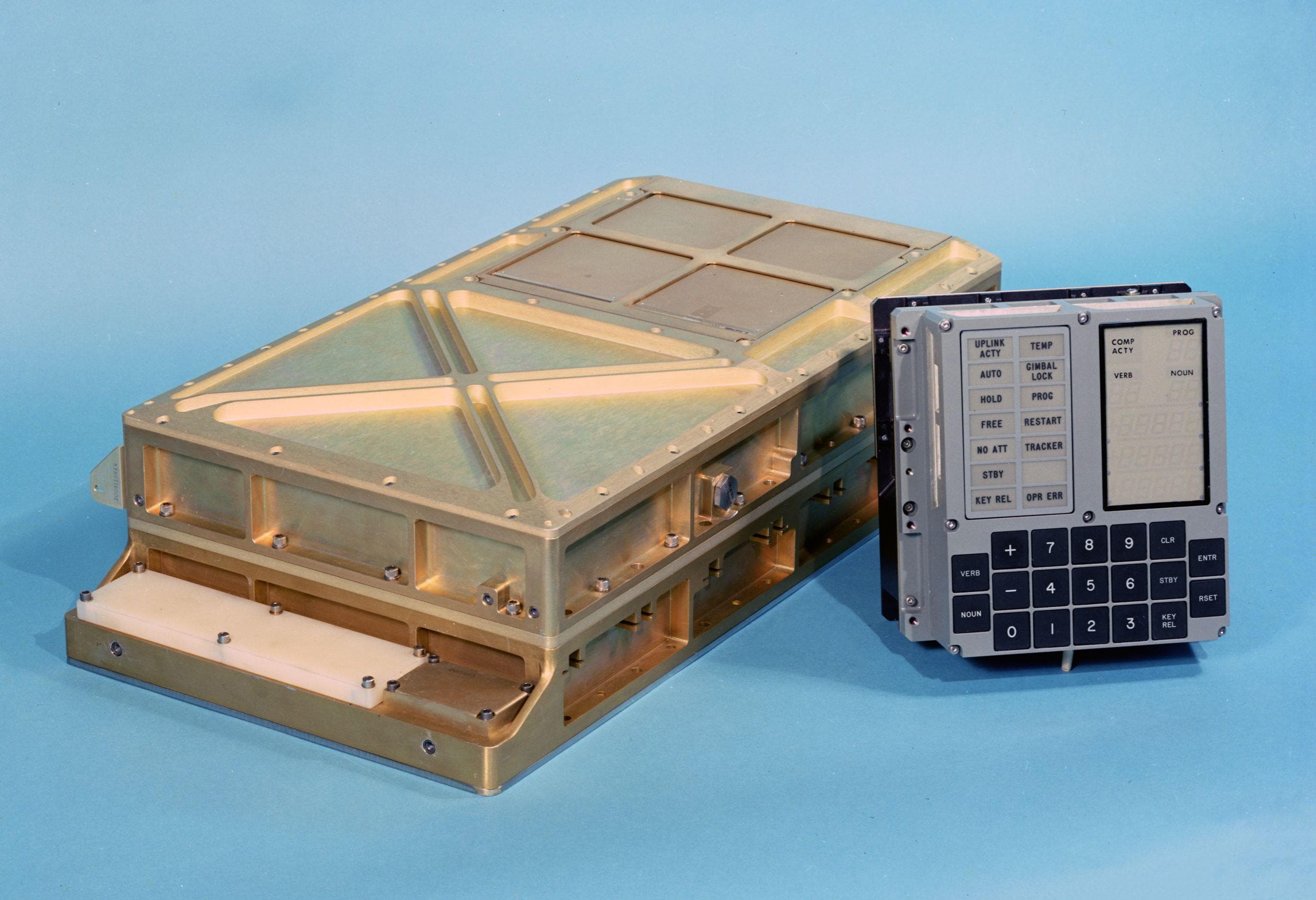 Apollo Guidance Computer (AGC) — the integrated-circuit-based onboard computer used during the Apollo missions